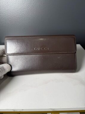 Gucci Dark Brown Leather Men's Wallet